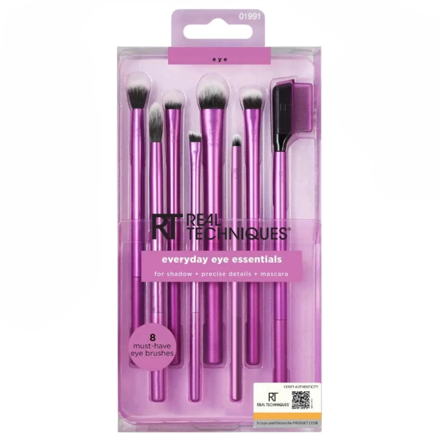 Bộ Cọ Trang Điểm Mắt 8 Cây RT REAL TECHNIQUES EveryDay Eye Essentials 01991